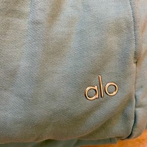 Alo accolade sweatsuit pants and hoodie. Blue used